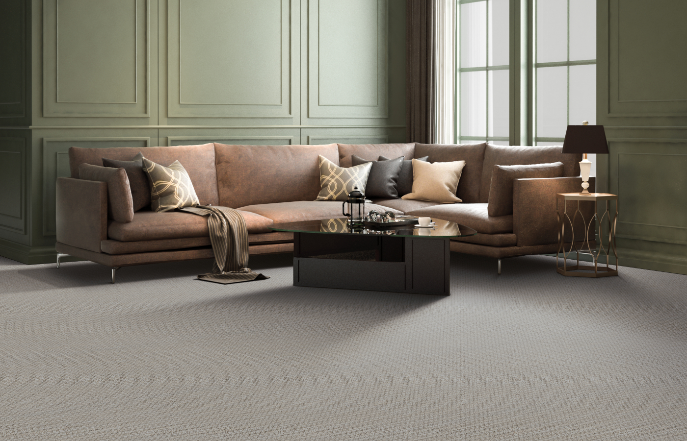 soft carpet flooring in Davenport IA home